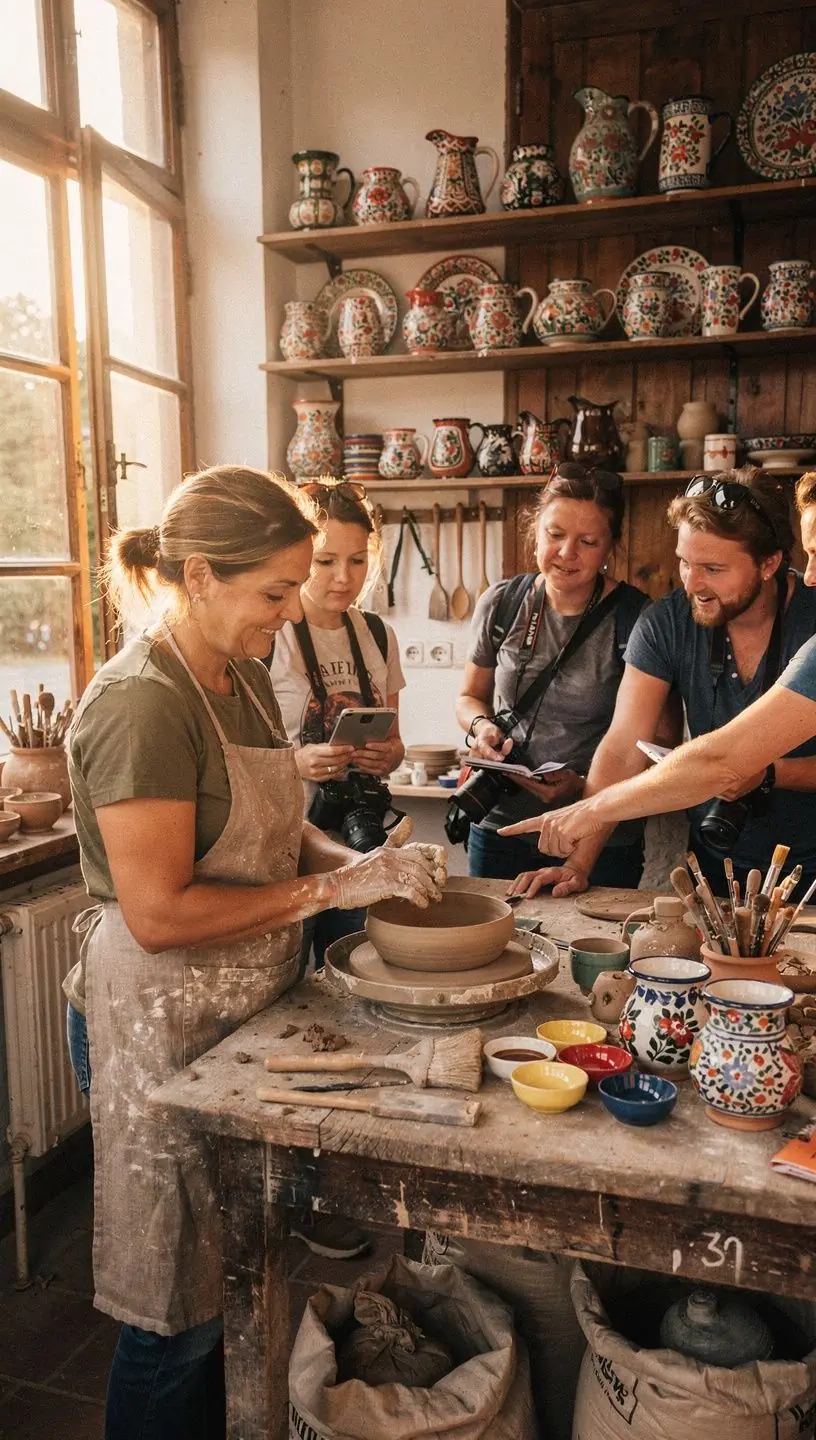 Pohled na malebné náměstí v historickém městě s renesančními budovami a památkami.